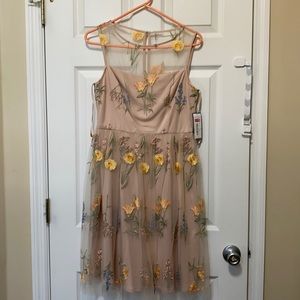 Floral Embroidered Dress